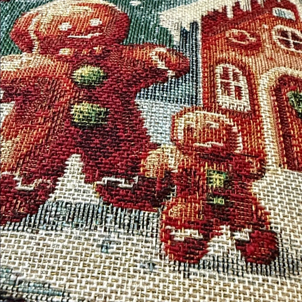 Caldeira Crosstitch Christmas stitched pillows Viral Vintage 🎅🏻